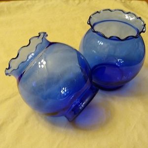 Vintage Cobalt Blue Glass